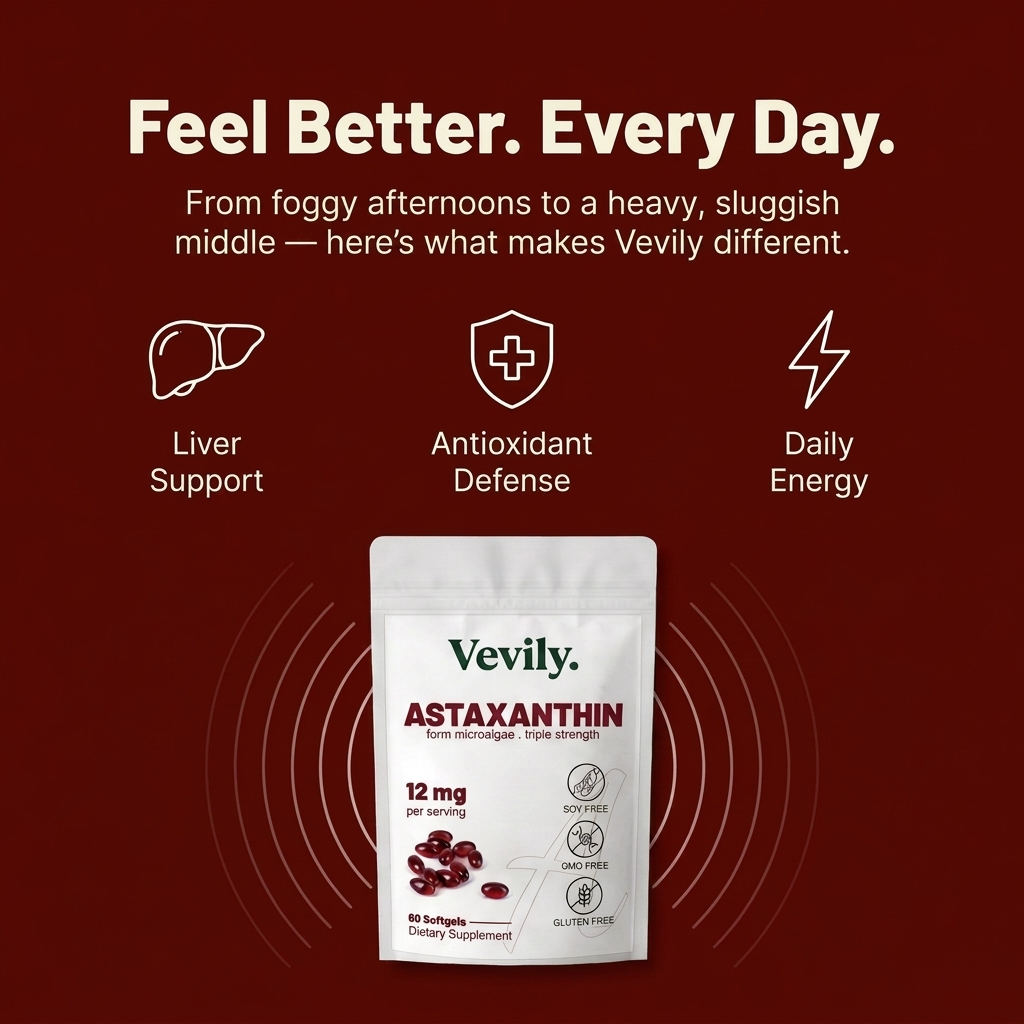 Vevily Astaxanthin — Daily Liver Support